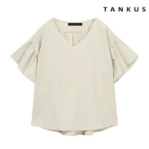 [탱커스]브이넥날개소매 블라우스 (TX2BL016L0)