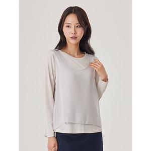 [조이너스]쉬폰 레이어드 티셔츠_JACU4-WKL010