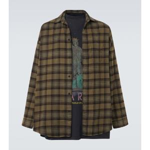 발렌시아가 Paris Liberty 레이어드 코튼 셔츠 P00948312