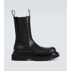 Bottega Veneta Lug 레더 앵클 부츠 P00525534