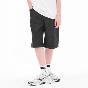 [오션스카이] 남아 블랙 5부 데님 팬츠-ECJB2611E03