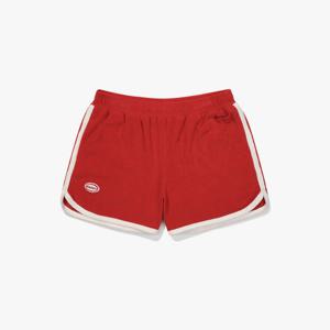 [디아도라] 돌핀 테리 3부 팬츠 RED