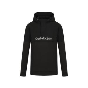 남성 우븐 믹스 후드 티셔츠 (BGESTL006_BK)