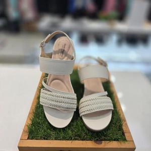 허시파피 세이브존04 여성컴포트세미드레스글리터웨지샌들4.5cm 33FR025