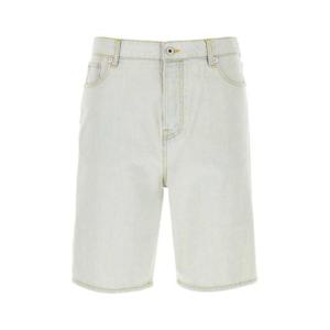 Kenzo 로고 자수 데님 쇼츠 FD65DS3366B4 DB TP942599992