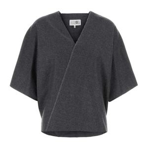 MM6메종마르지엘라 다크 그레이 울 랩 탑 S52NF0016M35466 860M