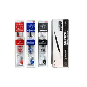 유니볼 원 볼펜 리필심 UMR-S38 0.38mm /10개입 1세트 유니 유니볼 원볼펜 볼펜UMR-S38 0.38mm 선명한 진한 빠른건조
