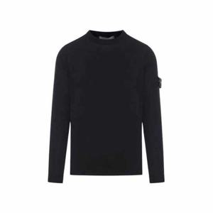 스톤아일랜드 와펜 로우 코튼 니트 네이비 남성 K1S15 5100062 S00B9 V0020