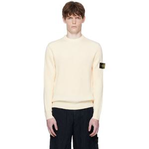 26 SS 스톤아일랜드 남성 오프 화이트 5100053 풀 골지 RWS 울 스웨터 252828M201014