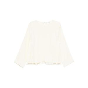 26 SS 포르테포르테 라운드 넥 블라우스 14063BISMYSHIRT TP441059362