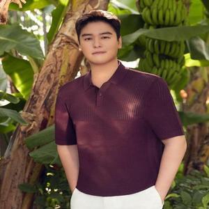 [크로커다일남성]  CDAABKT2341_메쉬 폴로형 반팔 니트