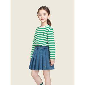 [빈폴키즈] [Essential] 스트라이프 긴소매 티셔츠  그린 (BI5841UE2M)