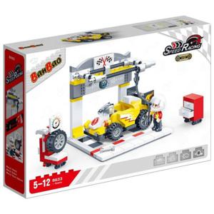 MSCT (반바오) 타이어 검사장-풀백 모터 BO8633 반바오 종이 입체퍼즐 유아동퍼즐 완구 매트