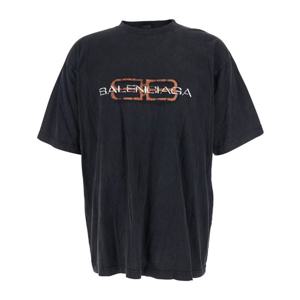 발렌시아가 미디엄 핏 반팔 티셔츠 764235 TTVD61041