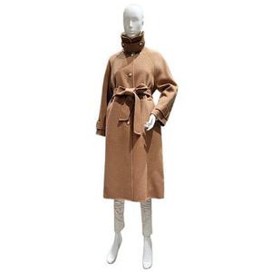 [씨]MARIOSI니트카라 배색 울코트SJHRZ9906v