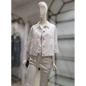 [씨]MARIOSI자수 포인트 면 숏자켓SKJAD21920