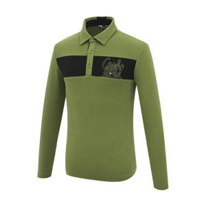 [디즈니골프]남성 언발 배색 아트웍 긴팔 카라 티셔츠 DP3MTS009