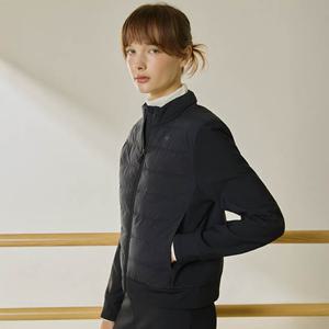 [르꼬끄공식] 여성 레귤러핏 하이브리드 경량 패딩 자켓 (QQ422OPDO2)