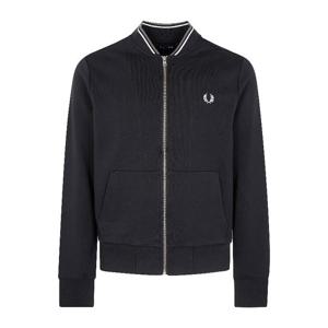 프레드페리 로고 자수 리브 칼라 집업 재킷 J7504096 184