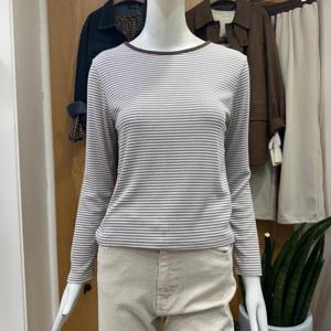 클리지 DP01 라운드 넥 스트라이프 기본 티 CP8WTS06