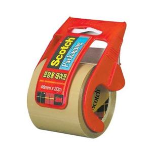 3M 포장용테이프132D 48x20/갈색/디스펜서 포함 갑(6개입)