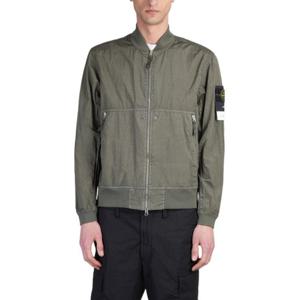 스톤아일랜드  스톤 남성 와펜 패치 나일론 집업 자켓(카키) K1S15 4100019 S0020 V0054