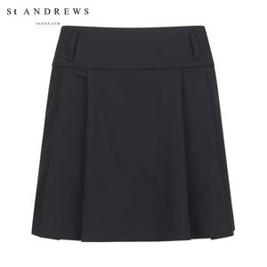 [세인트앤드류스] 여성 메탈 별 심볼 플리츠 미니 스커트