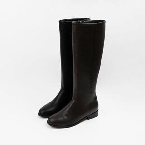 [신난다슈] 여성 롱부츠 3cm 2종 여자 방한 플랫 부츠 따뜻한 기모 발편한 통굽 MRO255139