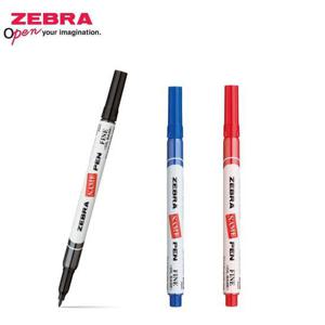 제브라 마카 네임펜 네임 펜 파인 MO-12A1-SNZ 제브라마카 제브라네임펜파인 네임펜파인 양면마카펜 네임펜 유성펜 트윈 NAMEFANFINE