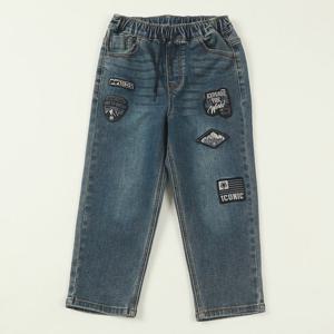 [지프키즈]빈티지 와펜 배기 데님팬츠  KQ1DPU722