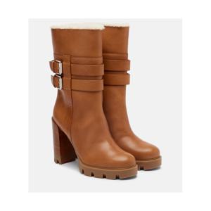 크리스찬루부탱 Elisawalk 100 레더 앵클 부츠 P01119981