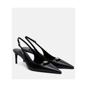 돌체앤가바나 Lollo DG 60 레더 슬링백 펌프스 P01138332