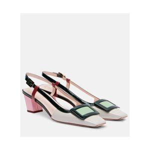 로저비비에 Belle Vivier 45 레더 슬링백 펌프스  P01140945