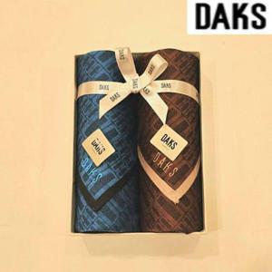 닥스손수건 DEI09 남녀2매 선염 손수건 세트