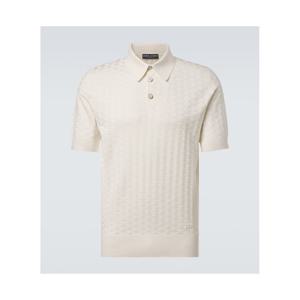 돌체앤가바나 DG 니트 실크 폴로 셔츠 P01129709