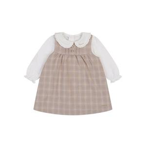 [아가방]오드벨체크원피스상하(BEIGE)01S124057