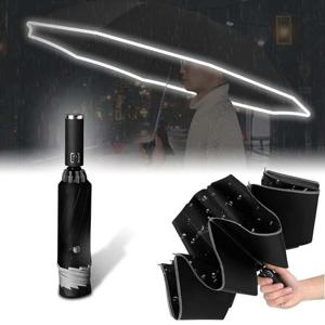 거꾸로 접이식 3단 자동우산 암막 자외선 차단 우양산