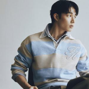 [공식][타미힐피거] [Asian regular fit] 옥스포드 플렉스 셔츠 (T12F6WSH130MT2DW5)