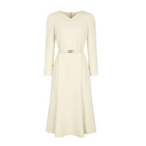 [제이제이 지고트]롤업 퍼프 슬리브 플레어 원피스 GP2A0OP221