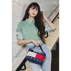 타미데님 여성 아카이브 데님 숄더팩 T32F7ABG25TWT1