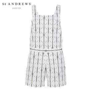 [세인트앤드류스] 여성 심볼 스트라이프 점프수트 821D2JSA61_WH