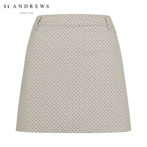 [세인트앤드류스] 여성 알파벳 도트 패턴 스커트 821D2PNA82_BG