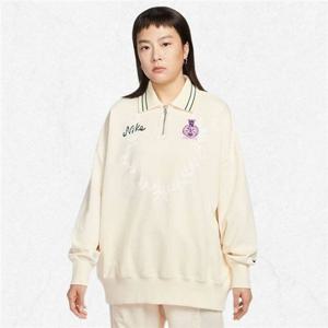 나이키 NSW 여성 오버사이즈 쿼터집 플리스 폴로 IQ3943-110 2544615