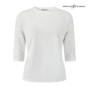 나인식스뉴욕  7부 소매 베이직 티셔츠 (NQ2TS012M0)