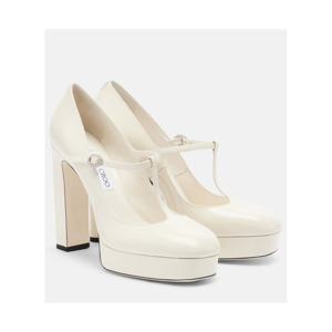 지미추 Marene 페이턴트 레더 메리제인 펌프스 P01125059