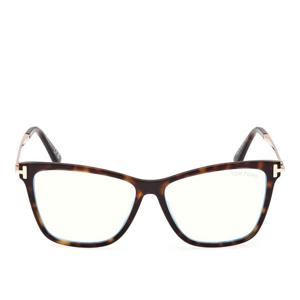 톰포드 로고 렉탱귤러 톨토이즈쉘 안경테 FT6097 B 052 53