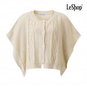 [르샵] 아가일 짜임 버튼업 판초 (BQ3VT001A)