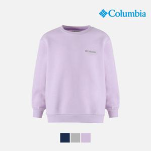 [컬럼비아] 키즈 기모 맨투맨_라이트퍼플 (C54-YKD601)