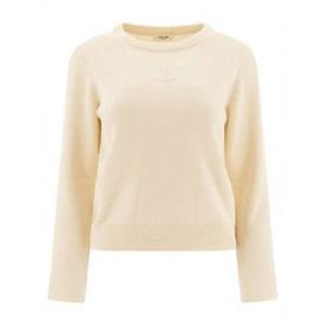 셀린느 헤리티지 캐시미어 크루넥 스웨터 RY02N317V 01OW OFF WH