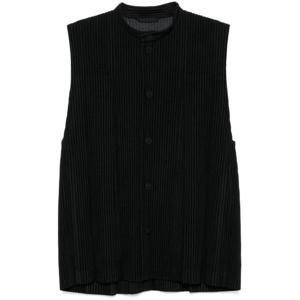 옴므 플리세 이세이 미야케 니트 베스트 HP48JE36215 DOM